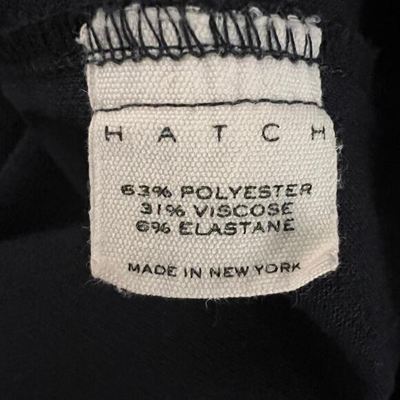 Hatch women’s size 3, navy blue short sleeve minimalist stretchy tunic top  - Picture 8 of 9